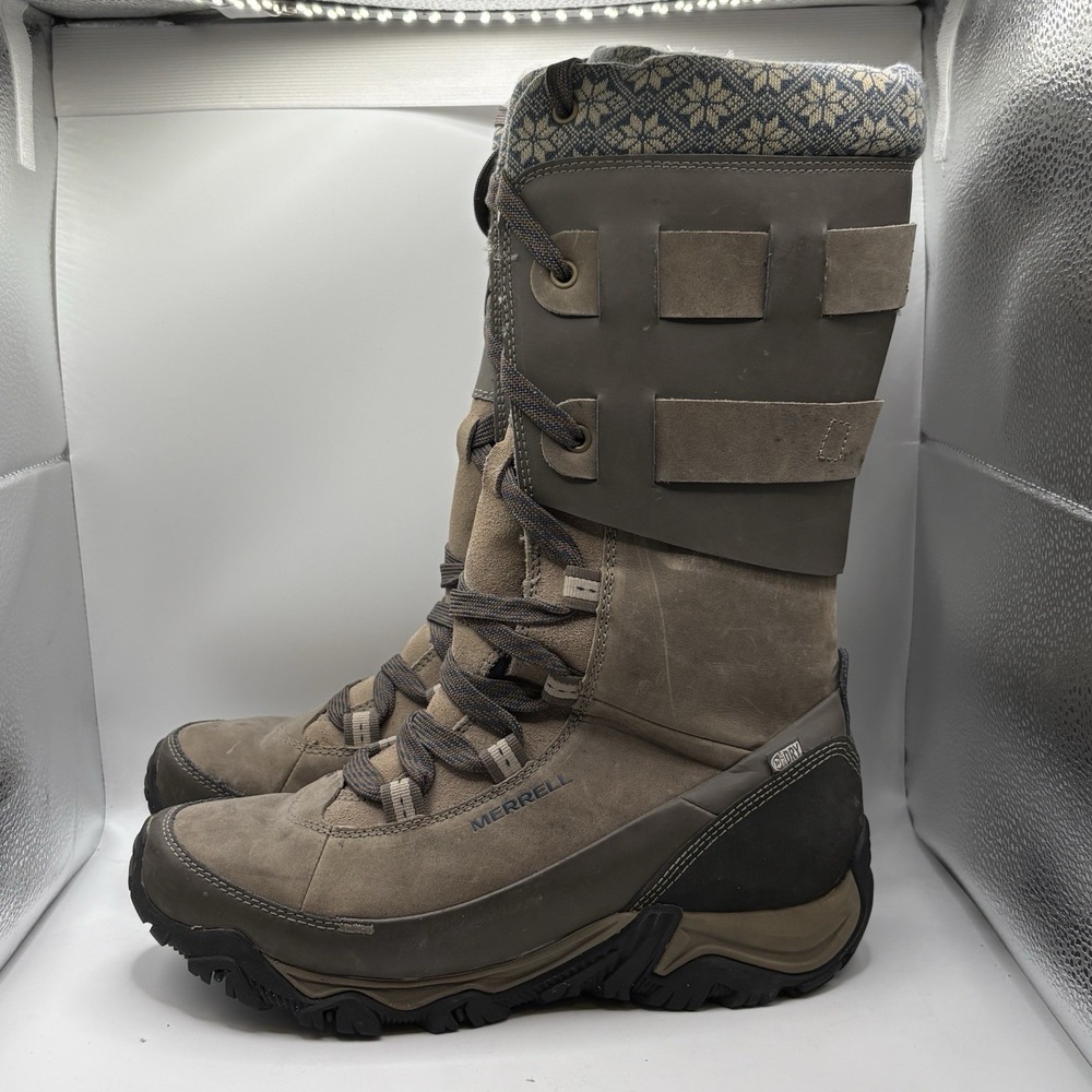 Merrell Women's Sz 9.5 Polarand Rove Peak Waterproof Casual Winter Boots J21148